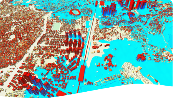 We propose solutions and services for water resources management from Earth Observation data (monitoring, climate analysis, extreme events, impact of an event, etc.)